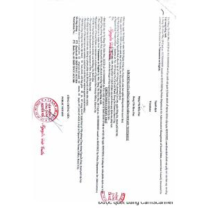 Giấy phép kinh doanh Caffe A Vàng